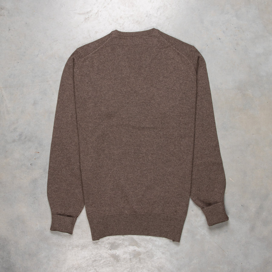 William Lockie Oxton Cashmere V-Neck Pepperpot
