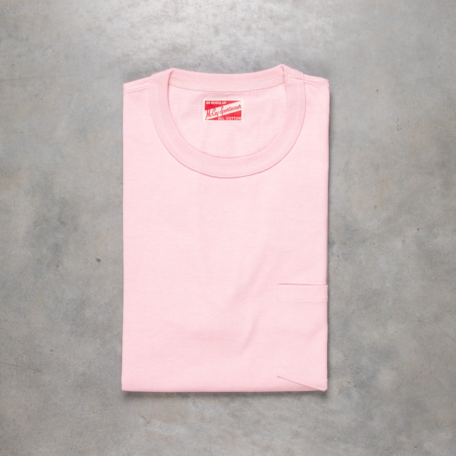 The Real McCoy's Pocket Tee Pink