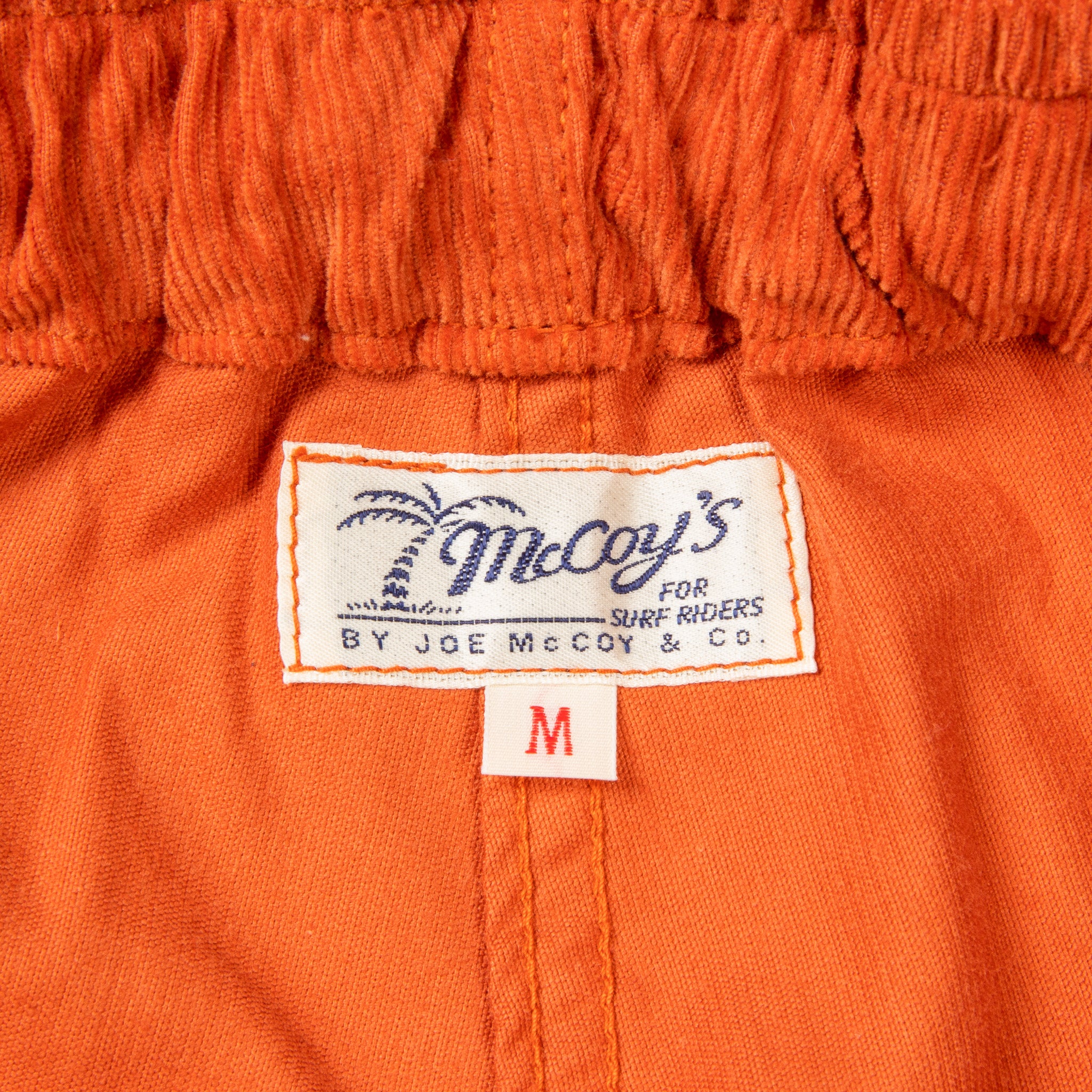 The Real McCoy&#39;s Summer Corduroy Swim Shorts Salmon
