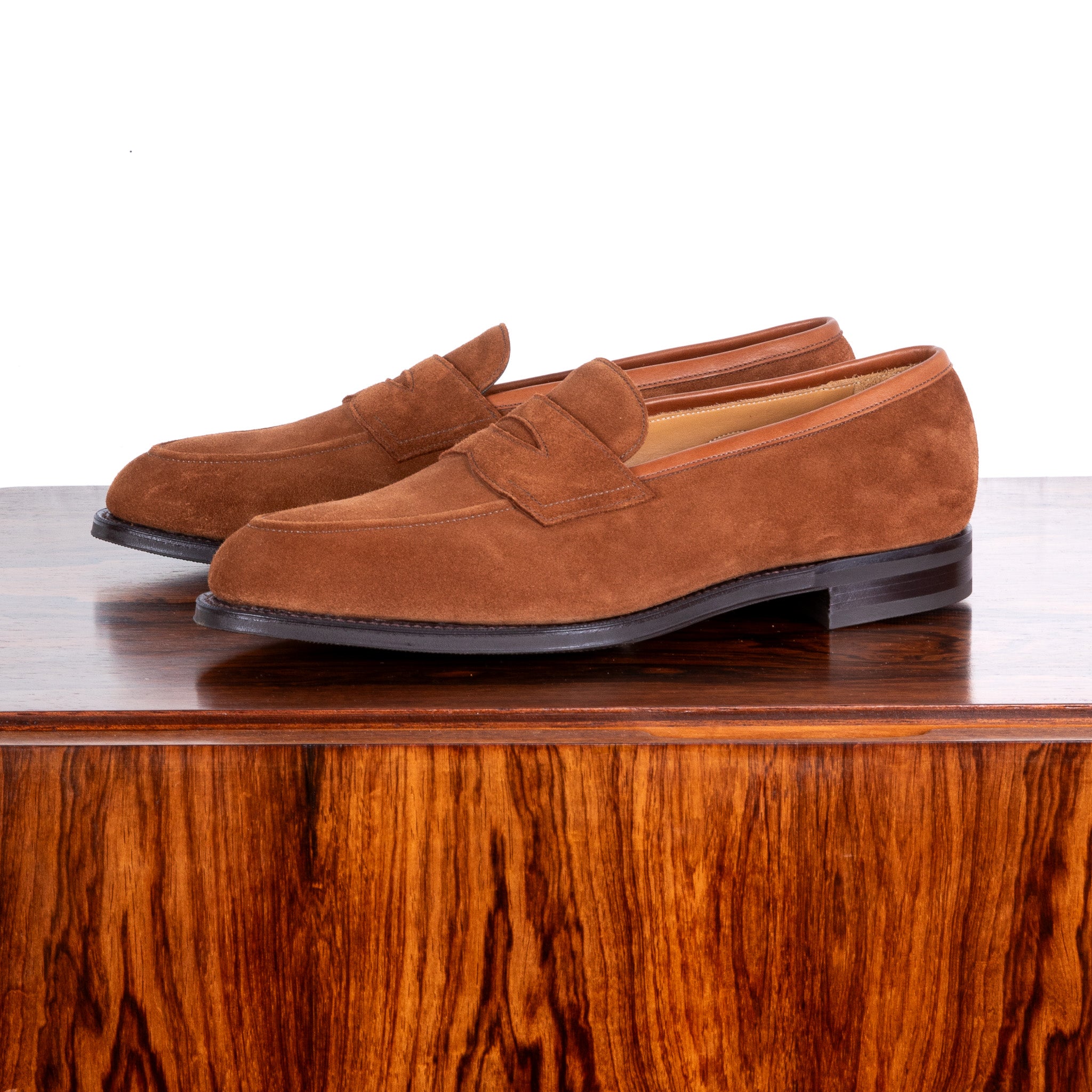 Edward Green Piccadilly in Snuff Suede on R1 – Frans Boone Store
