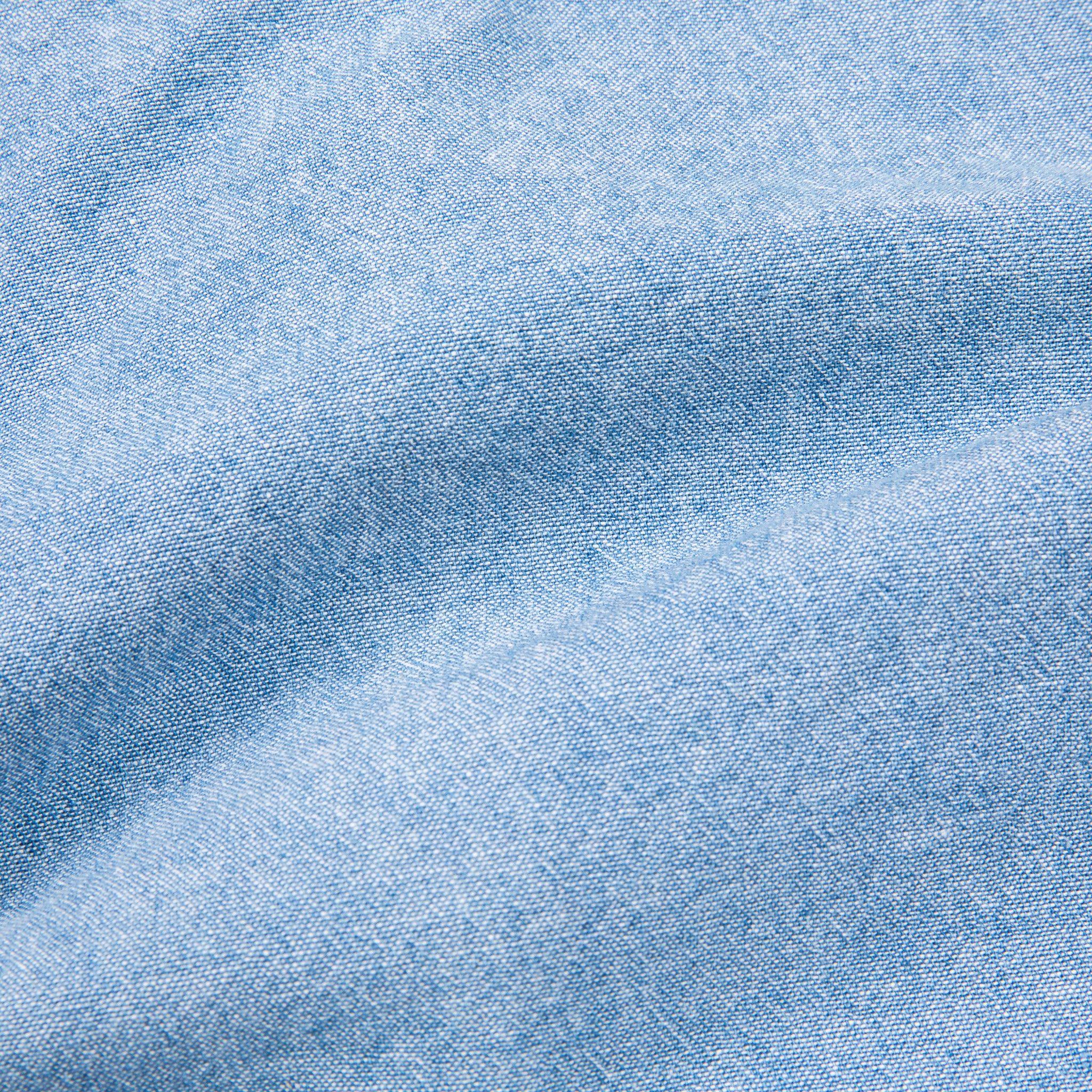 Engineered Garments Work Shirt Light Blue 4.5oz Cotton Chambray