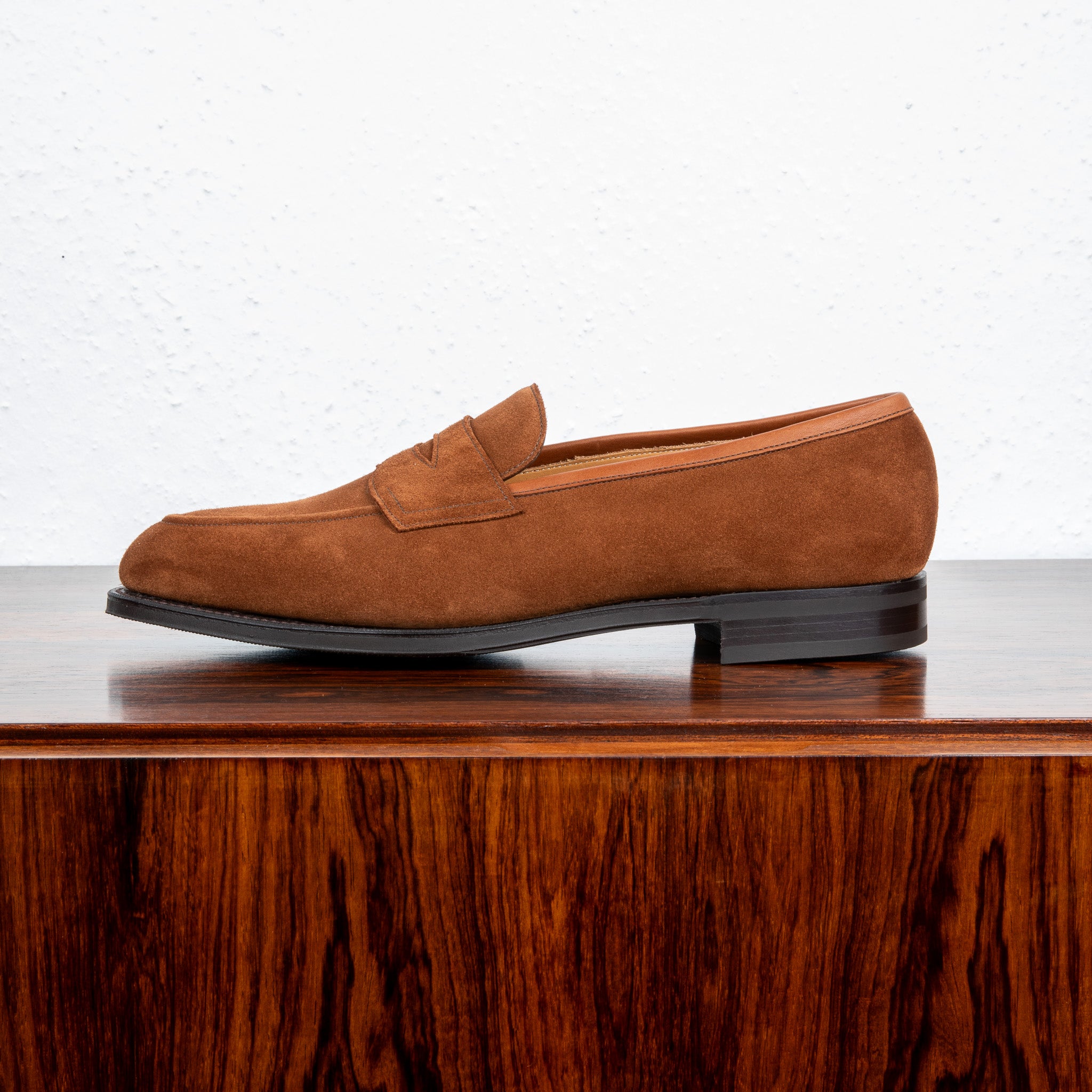 Edward Green Piccadilly in Snuff Suede on R1 – Frans Boone Store
