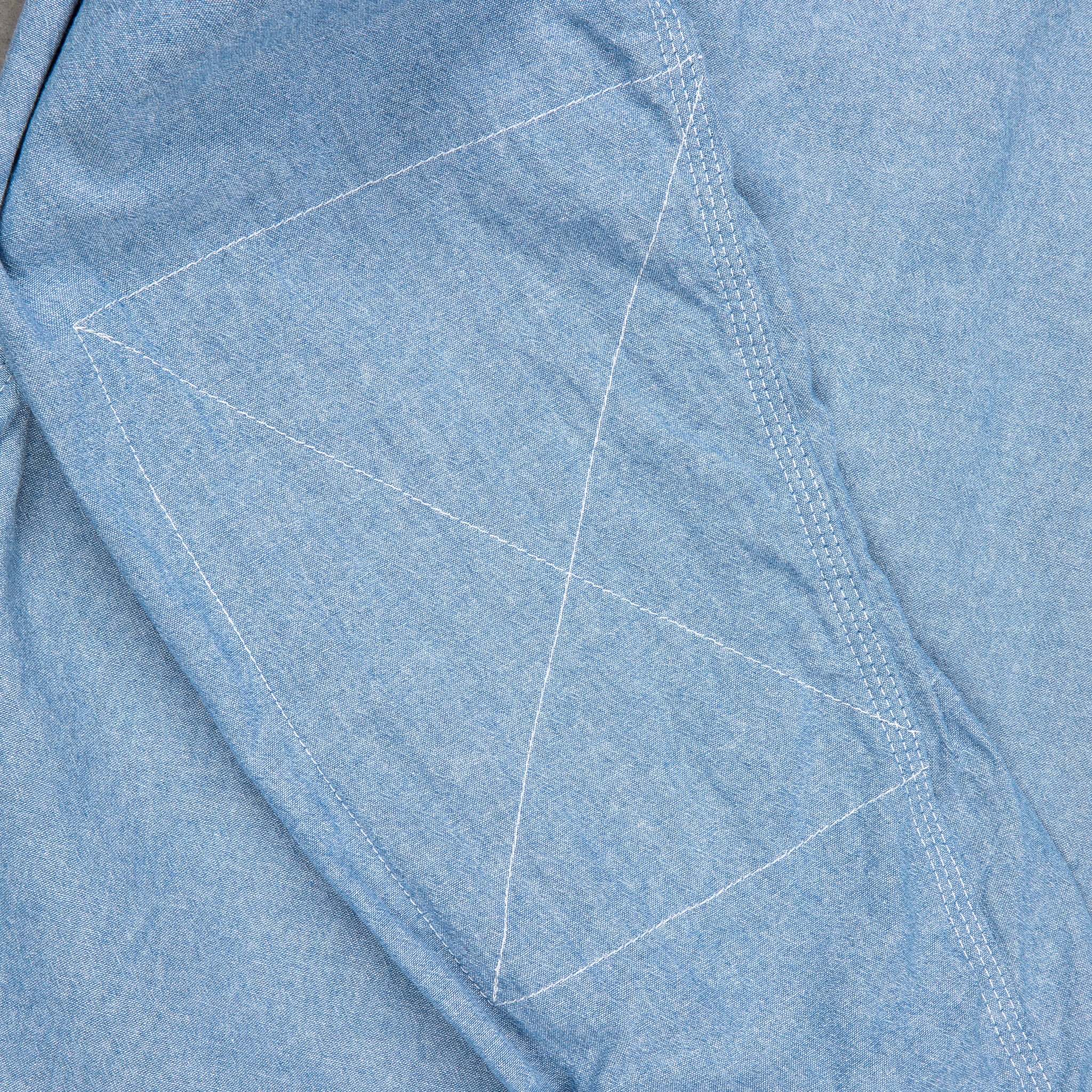 Engineered Garments Work Shirt Light Blue 4.5oz Cotton Chambray