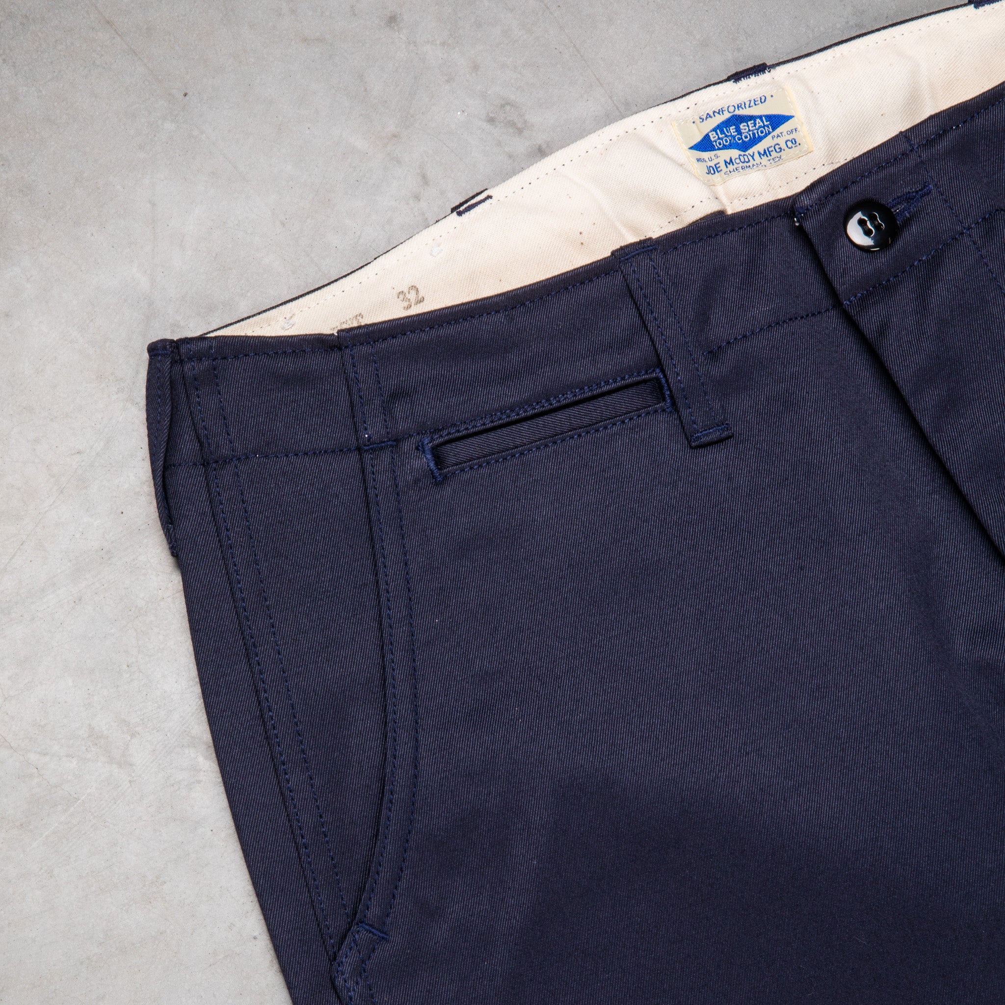 パンツ JOE McCOY BLUE SEAL CHINO TROUSERS (34) JOE McCOY CHINO TROUSERS – The Real McCoy's