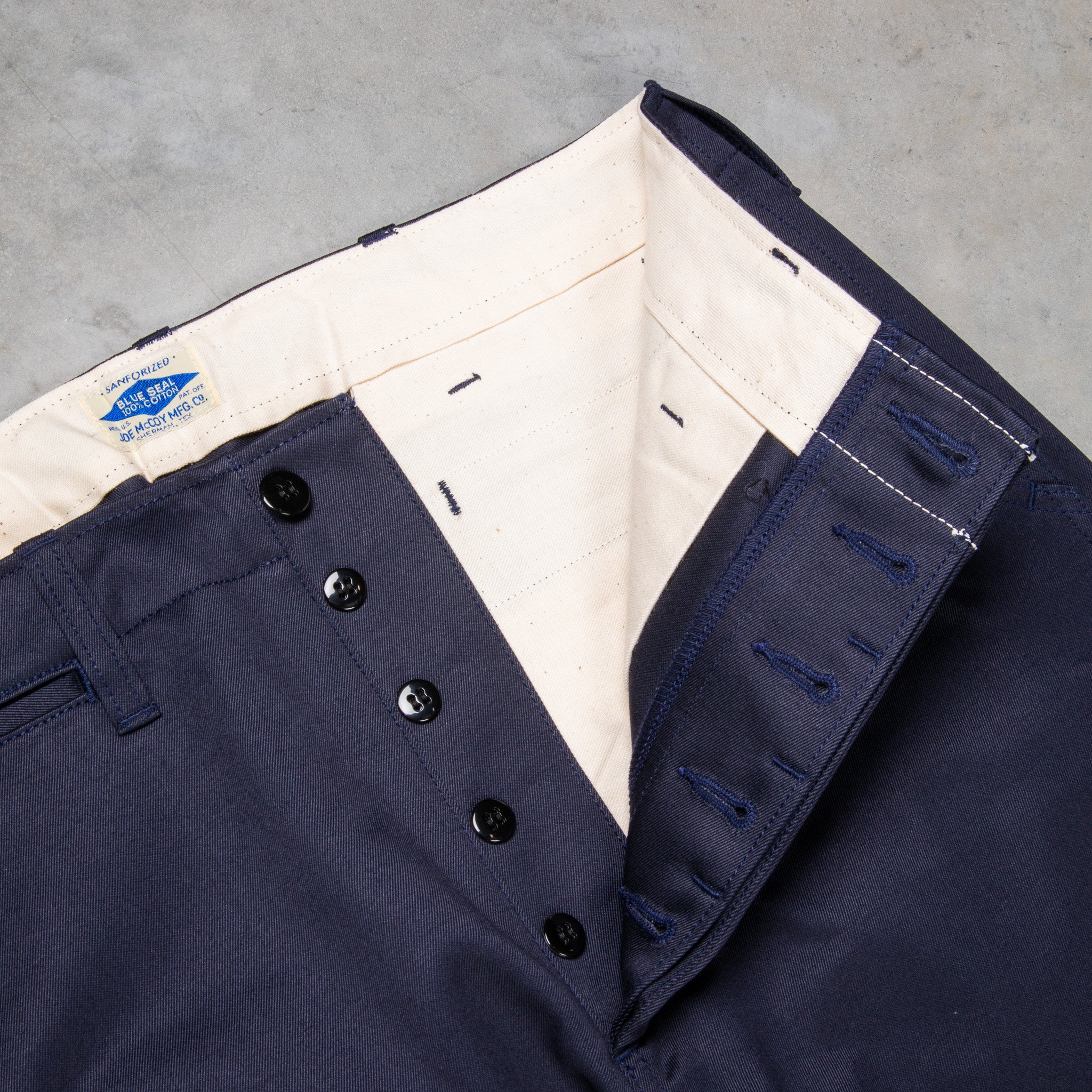 The Real McCoy&#39;s Blue Seal Chino Navy