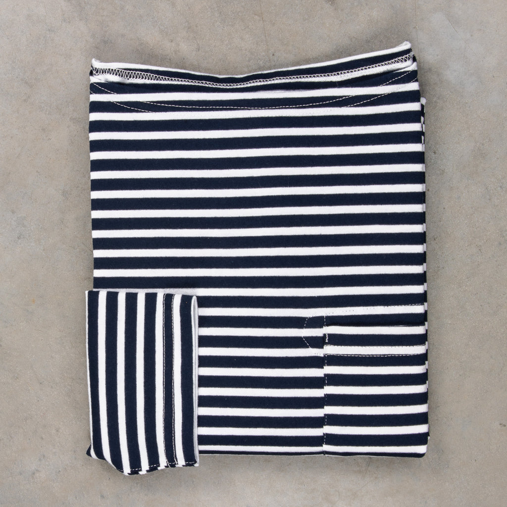 Engineered Garments Basque Shirt PC Stripe Jersey – Frans Boone Store