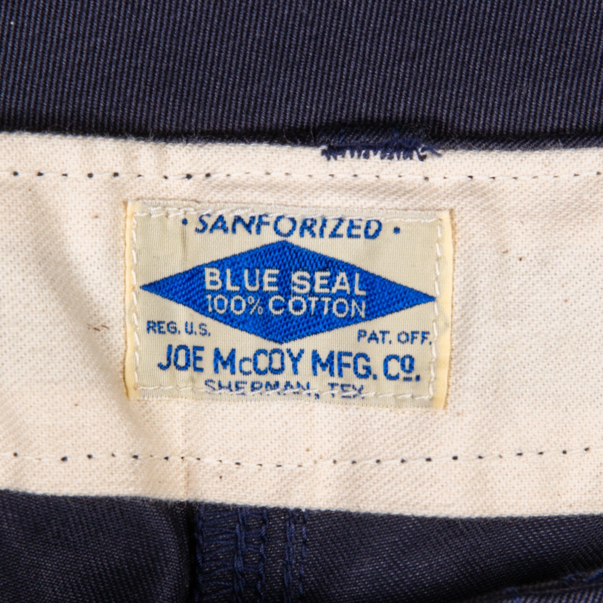 The Real McCoy&#39;s Blue Seal Chino Navy