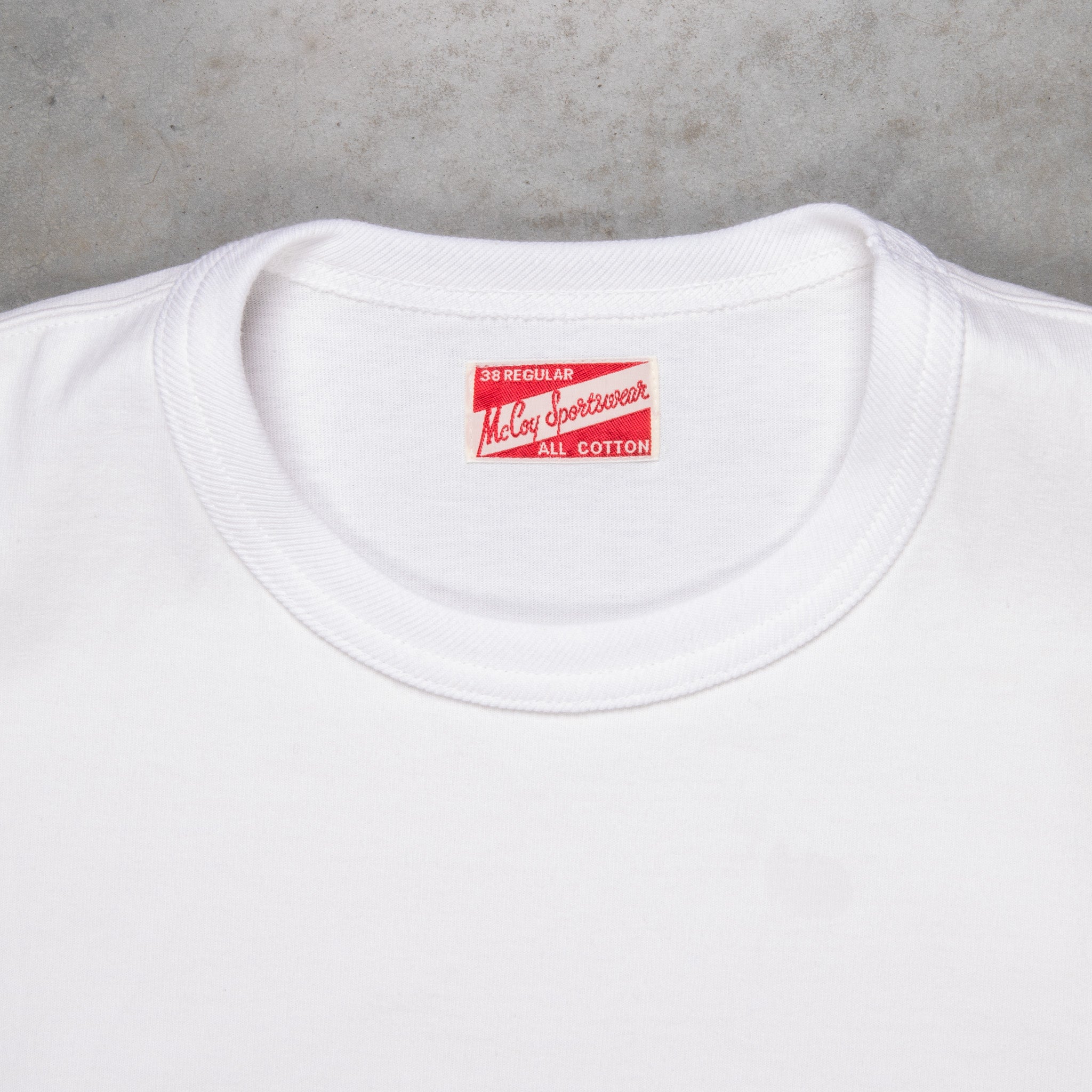 The Real McCoy&#39;s Pocket Tee White