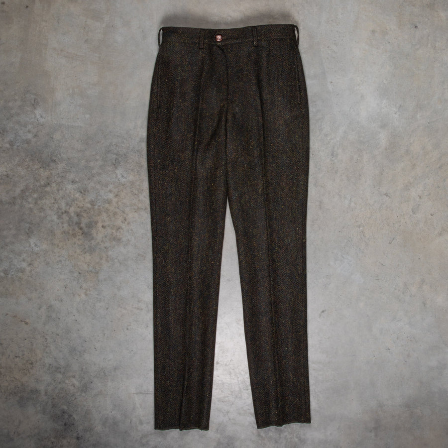 Orgueil OR-1093 Harris Tweed Trousers Dark Green