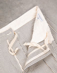 Engineered Garments Sunset Short Navy/Natural Cotton Seersucker