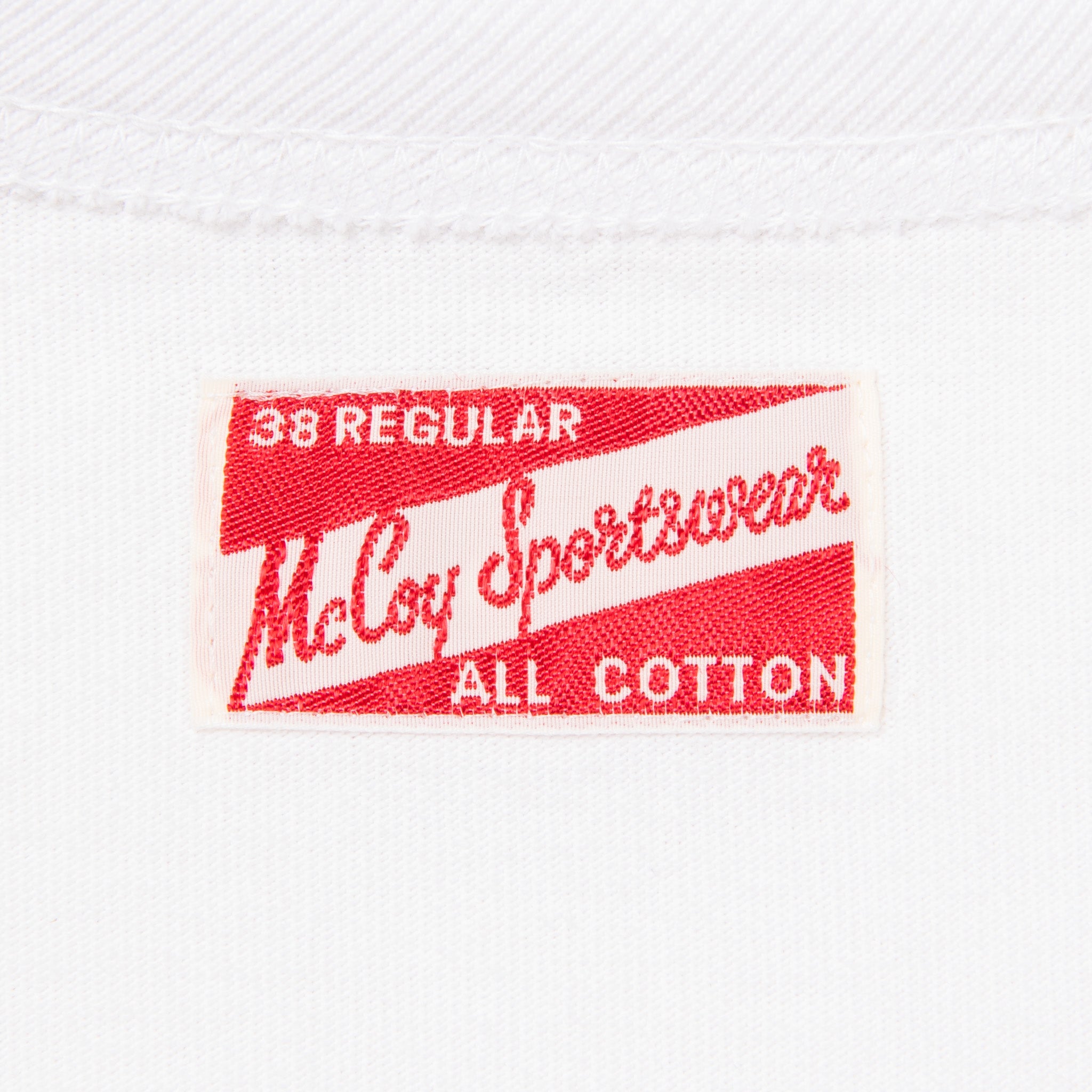 The Real McCoy&#39;s Pocket Tee White