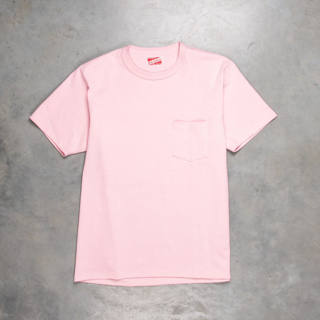 The Real McCoy's Pocket Tee Pink