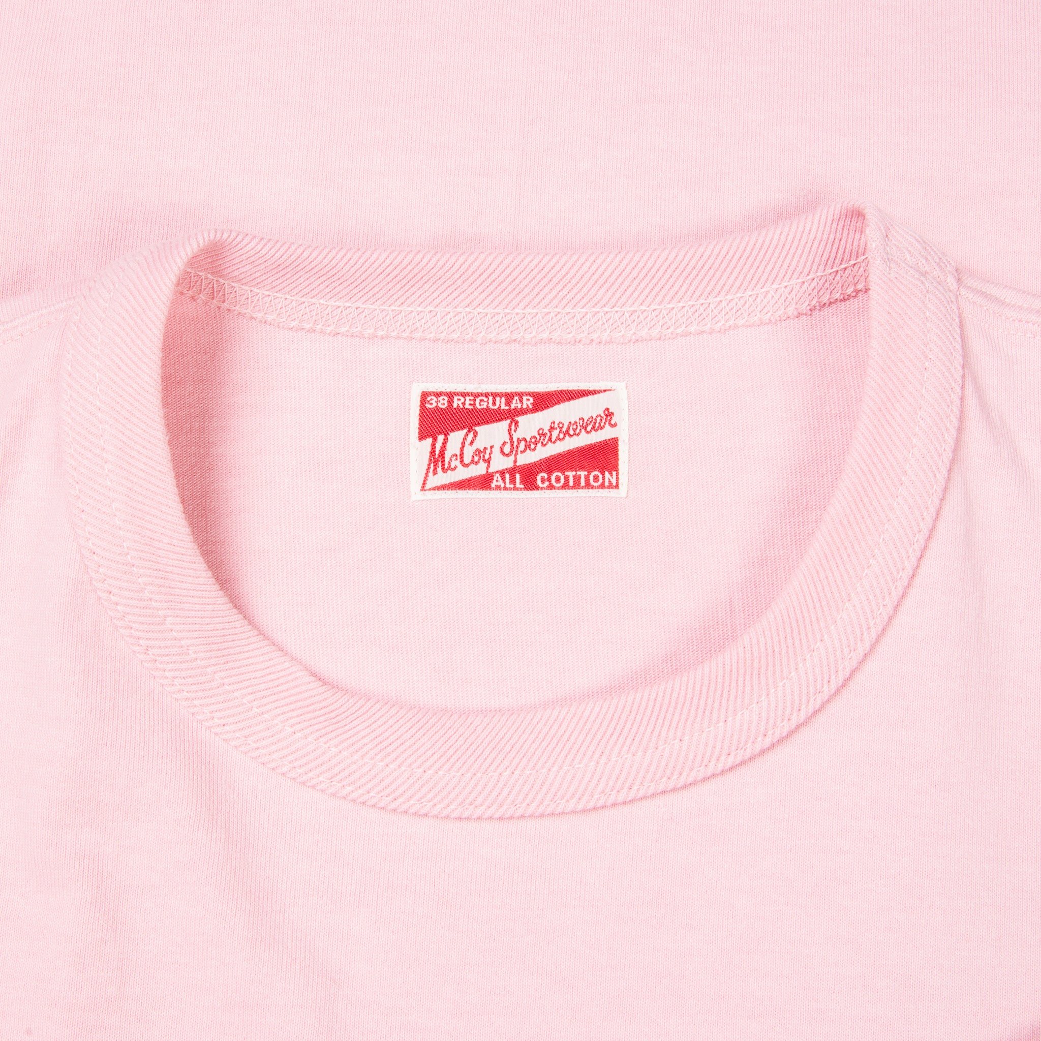 The Real McCoy&#39;s Pocket Tee Pink