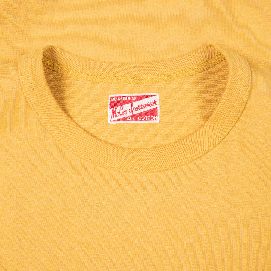 The Real McCoy's Pocket Tee Corn