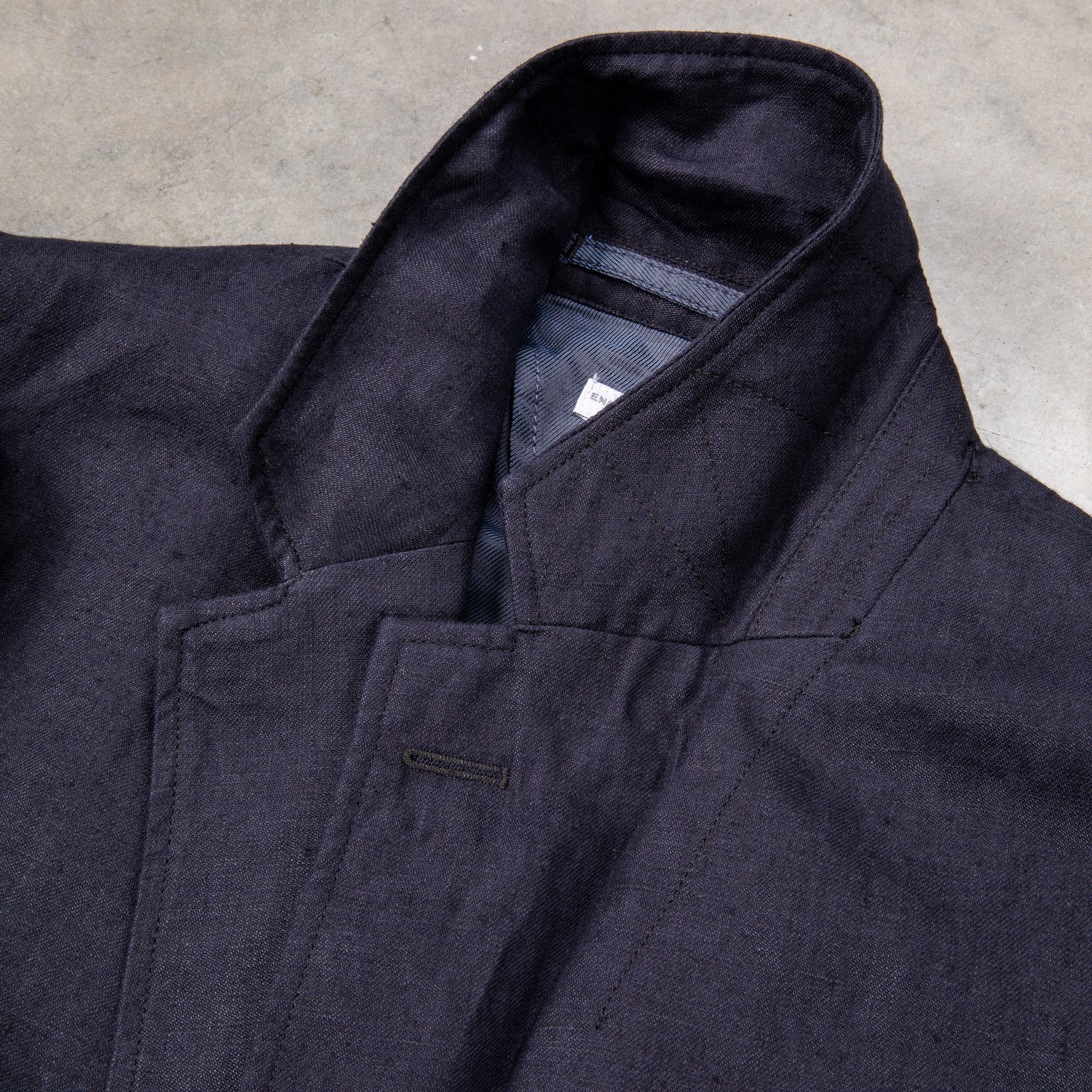 Engineered Garments Ivy Blazer Navy Linen Twill – Frans Boone Store