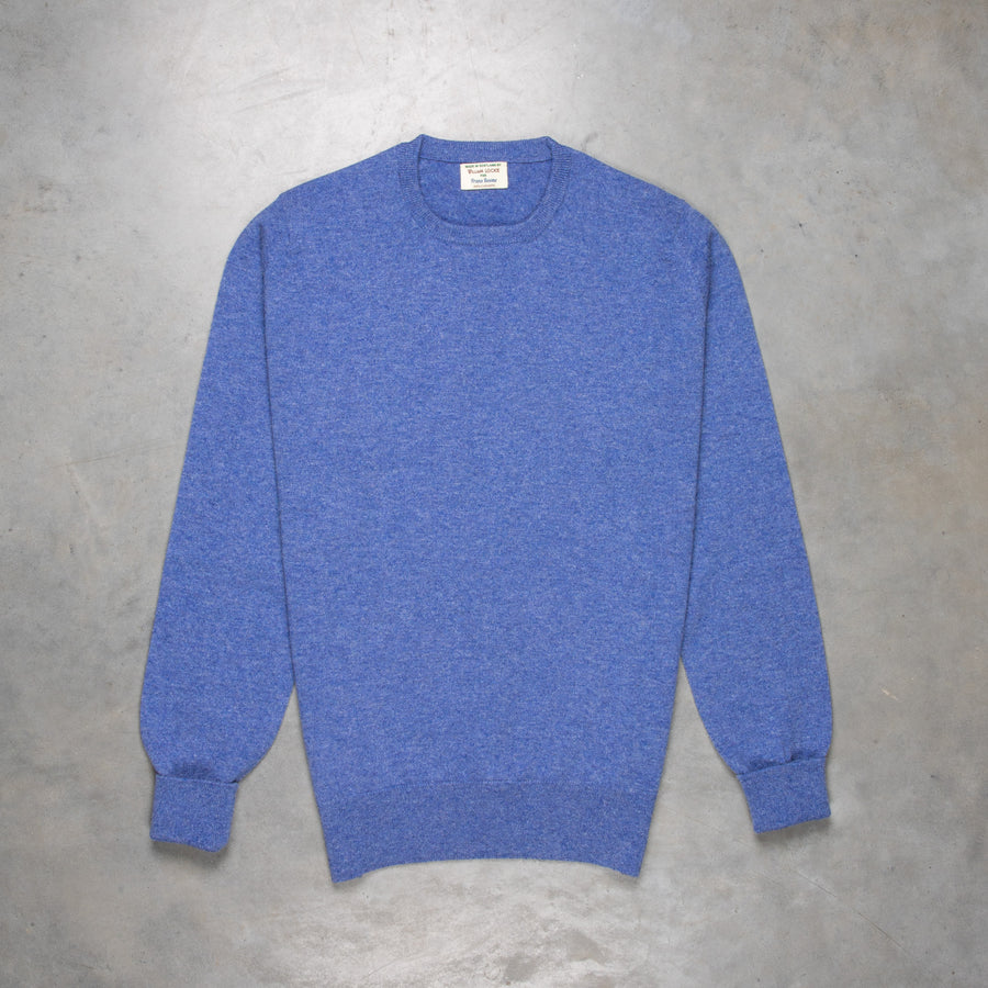 William Lockie Oxton Cashmere Crew Neck Lapis