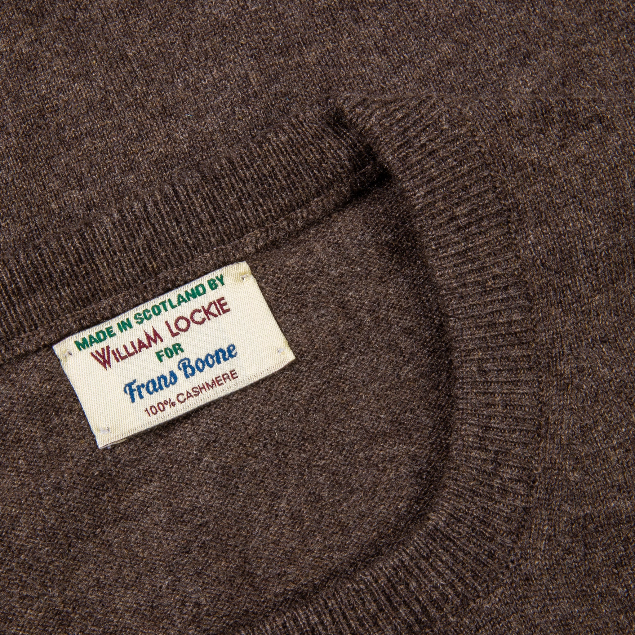 William Lockie Oxton Cashmere Crew Neck Pepperpot