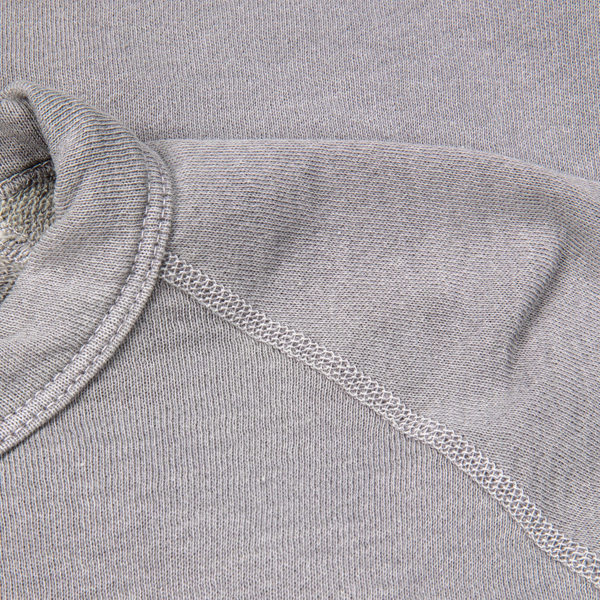 James Perse Vintage Fleece Raglan Sweat Silver Grey