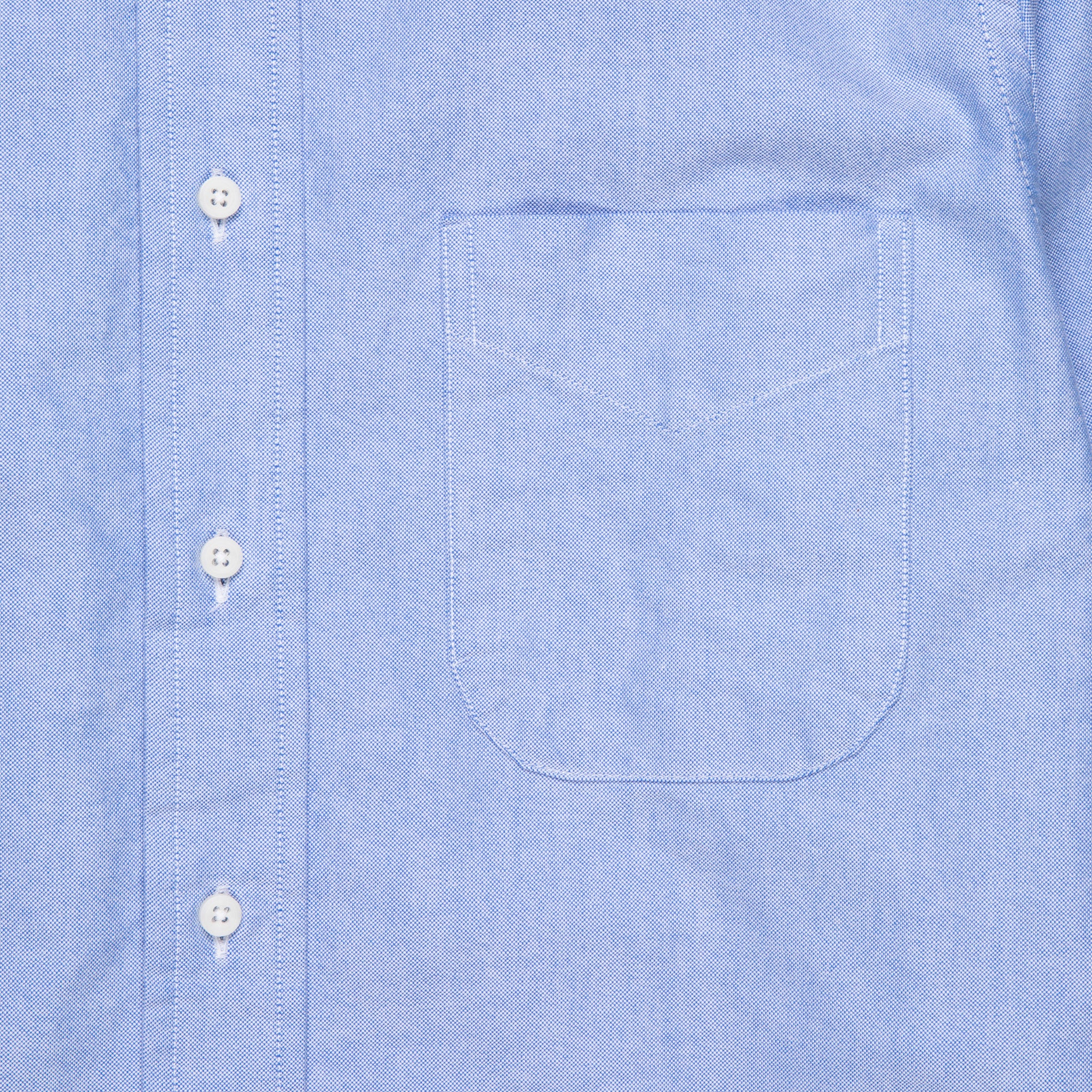 Gitman Vintage button-down shirt blue Oxford