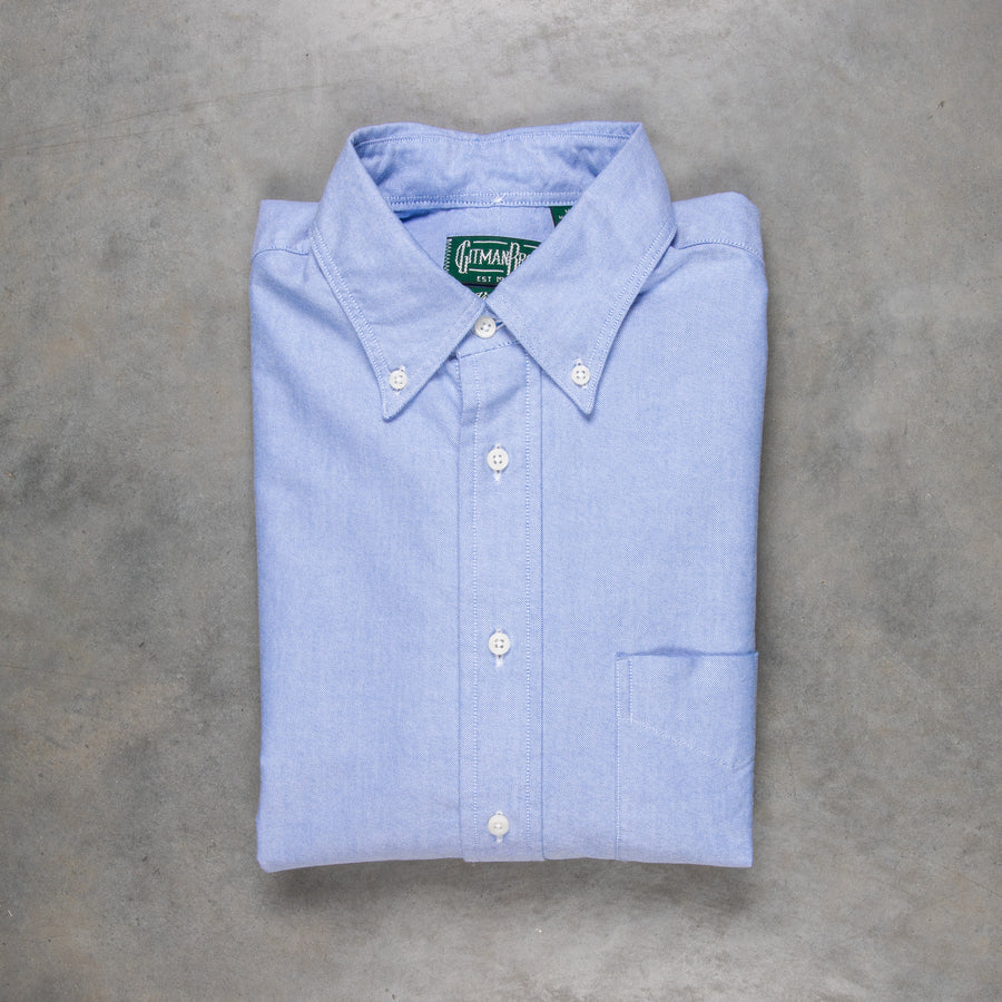 Gitman Vintage button-down shirt blue Oxford