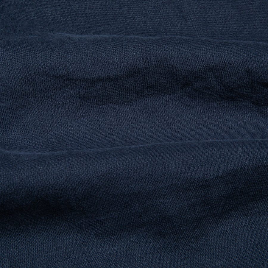 James Perse Classic Linen shirt Blue Oil