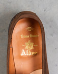 Alden  x Frans Boone Tassel loafer Mocha Kid suede