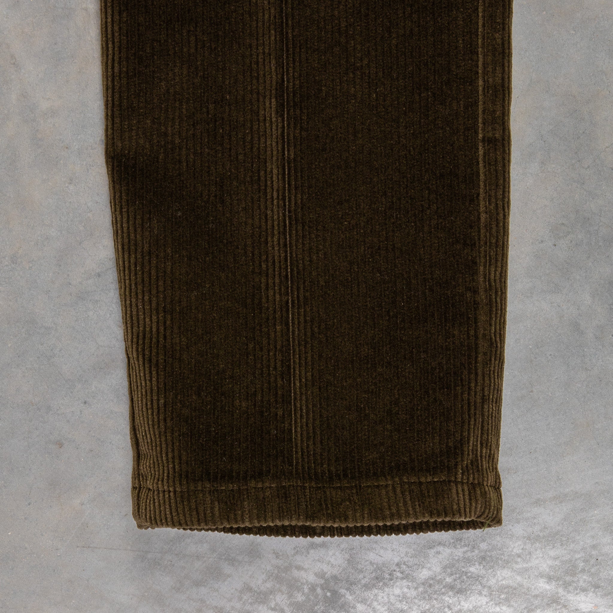 Rota Pantaloni High Rise Regular Fit 8-Wale Corduroy Verde Irlandese