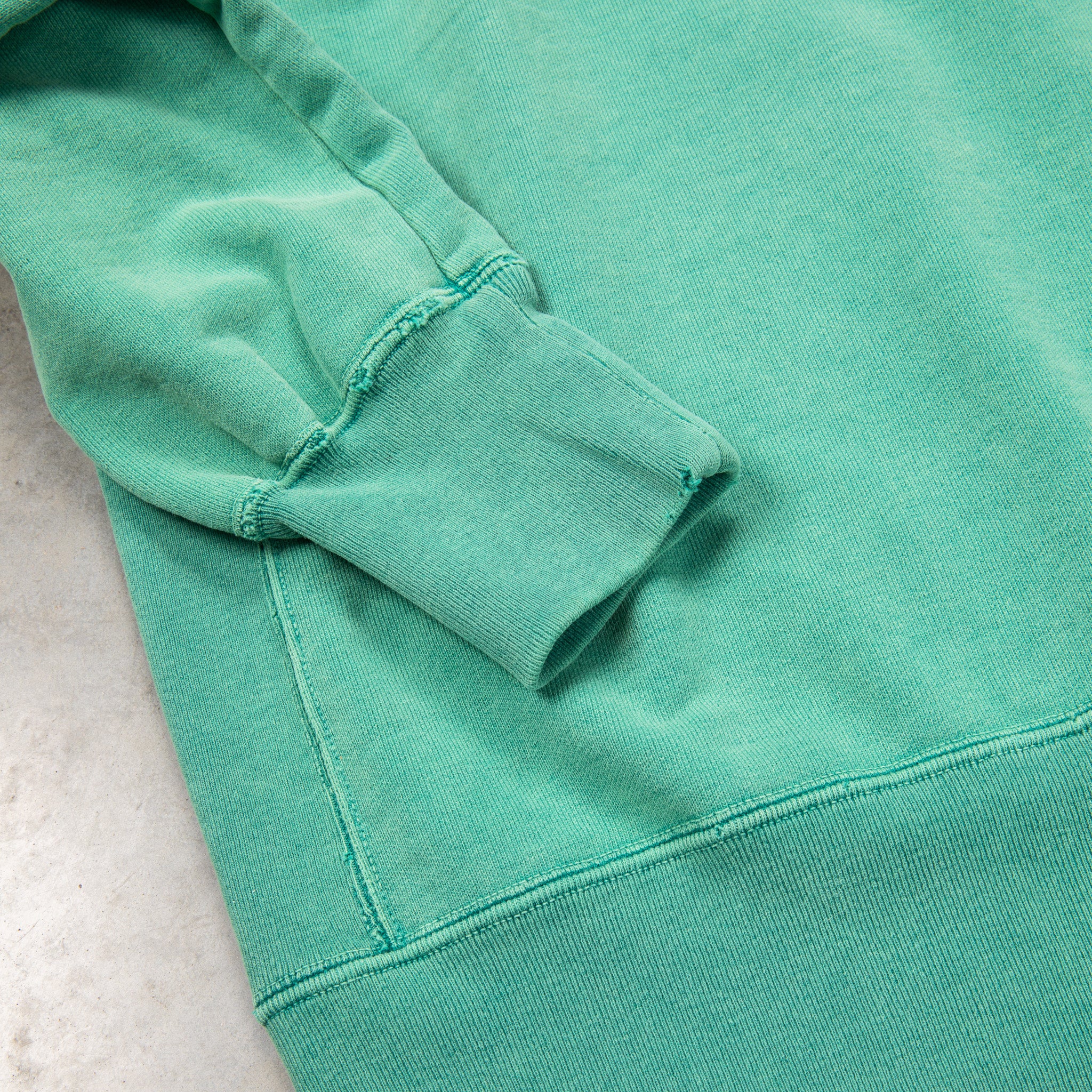 Remi Relief Special Finish Sweat Crew Neck Faded Green Exclusive