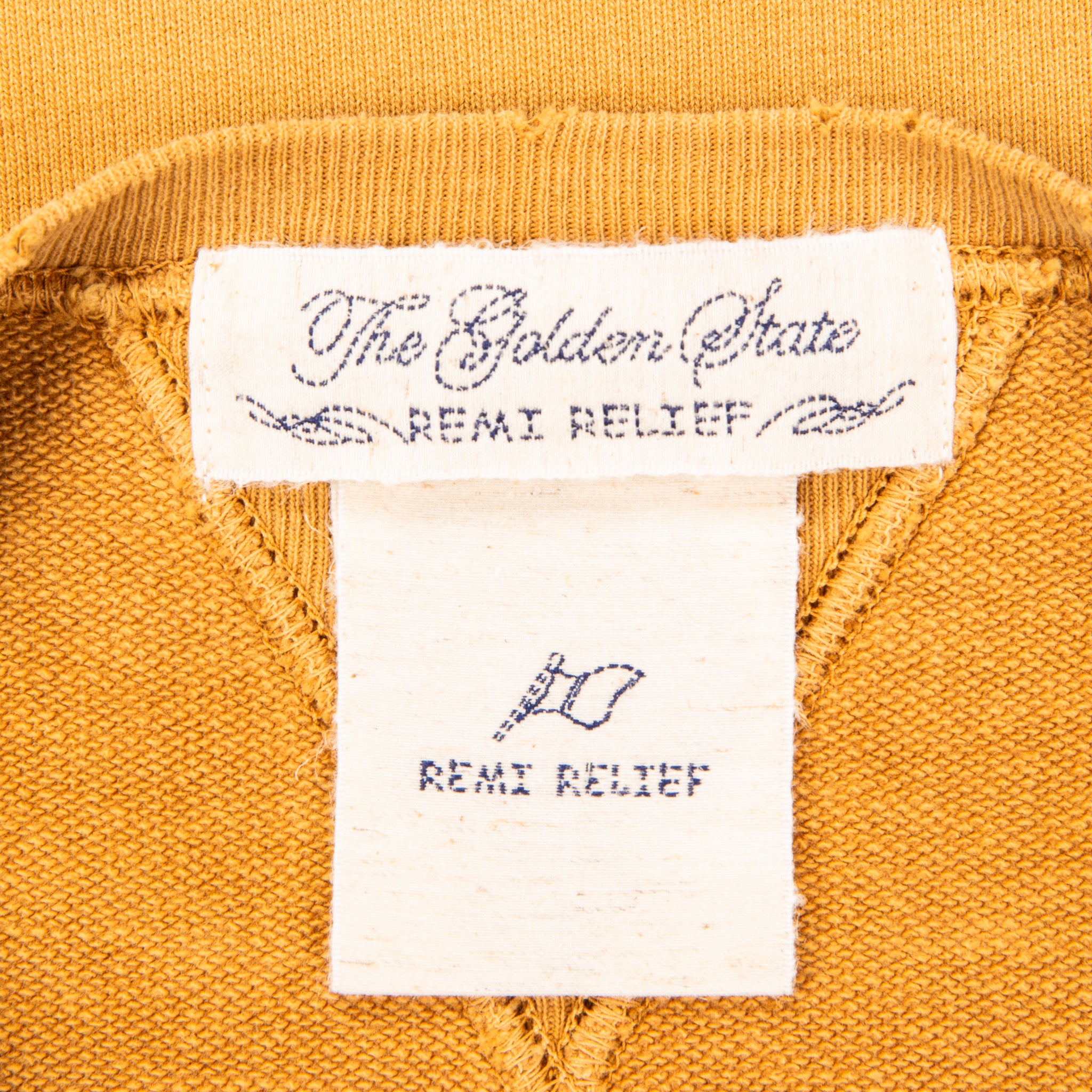 Remi Relief Special Finish Sweat Crew Neck Golden Brown