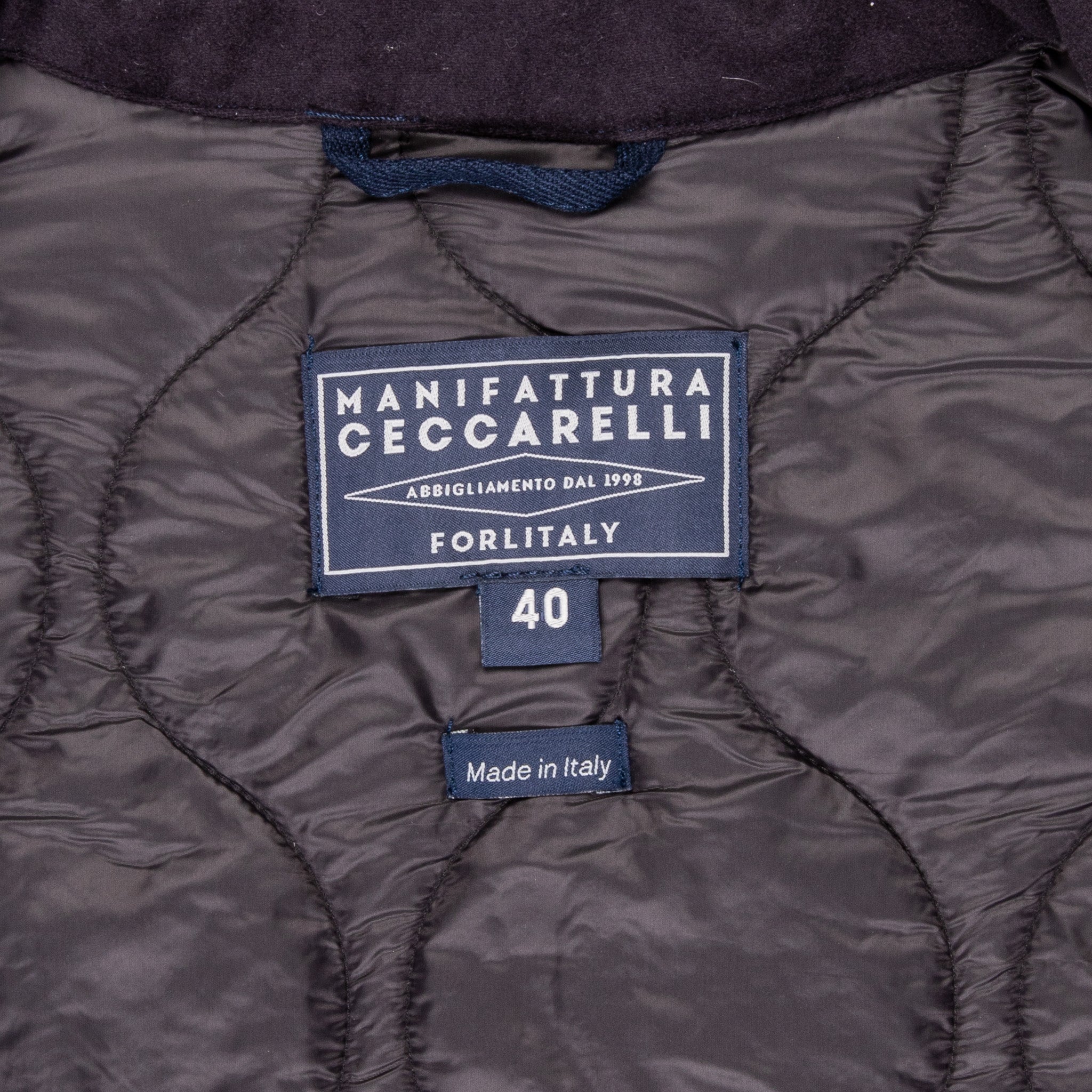Manifattura Ceccarelli Quilted Vest Navy
