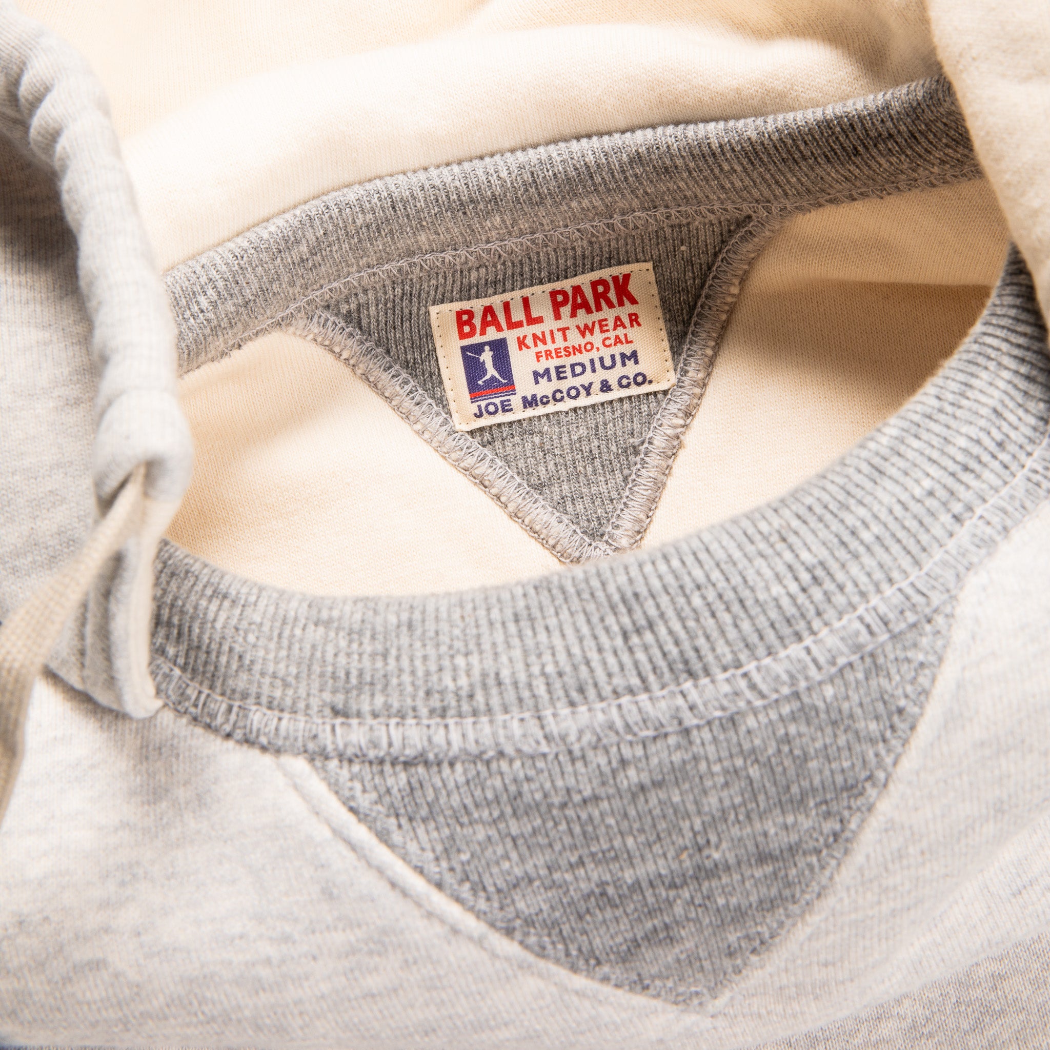 The Real McCoy&#39;s Double-Face Hooded Sweatshirt Gray