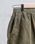Remi Relief 16 Wale Corduroy Easy Shorts Khaki