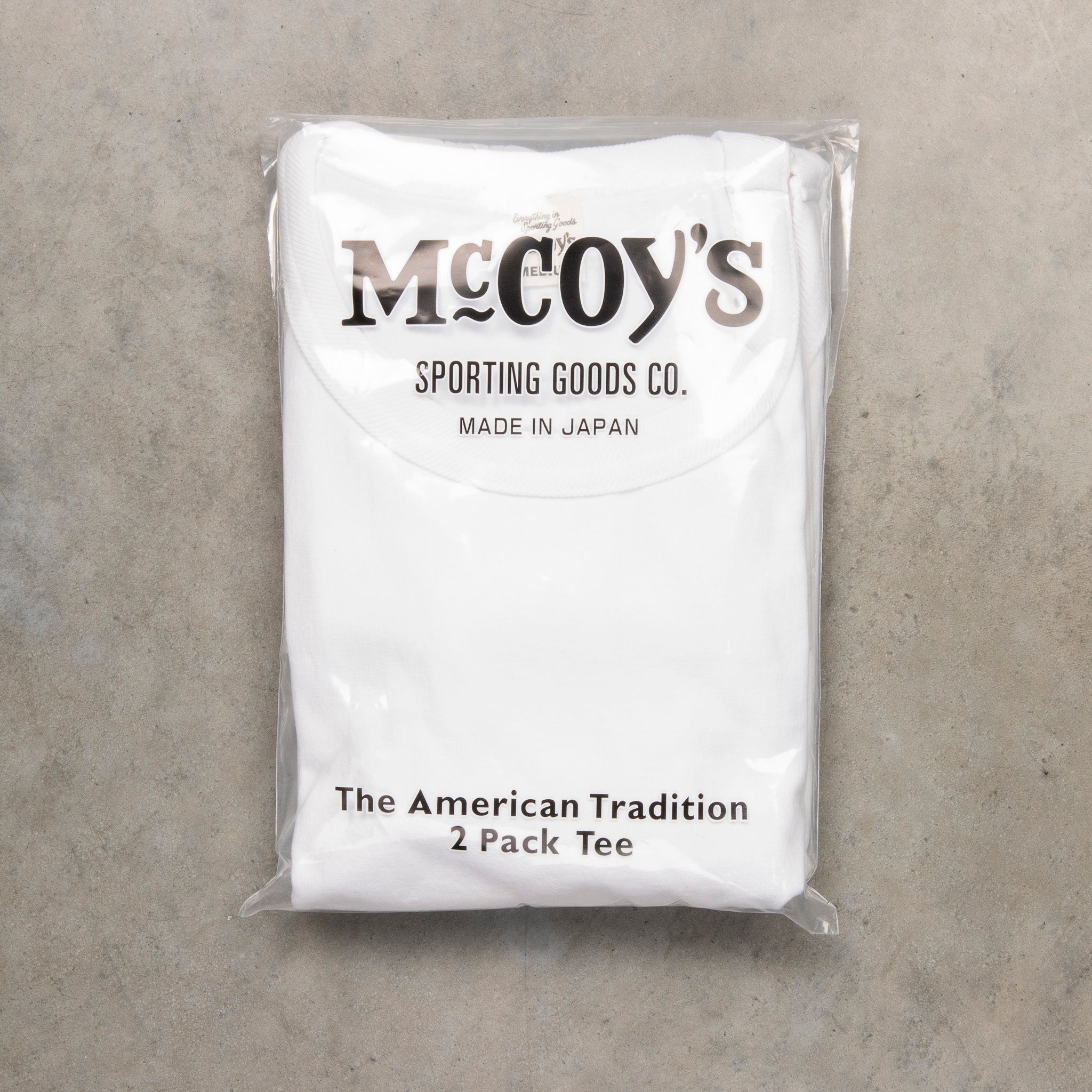 Real McCoy&#39;s 2 pack crew neck tee white