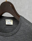 William Lockie x Frans Boone 30G Loro Piana 170's Wish Crew Neck Dark Grey