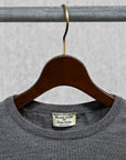 William Lockie x Frans Boone 30G Loro Piana 170's Wish Crew Neck Dark Grey