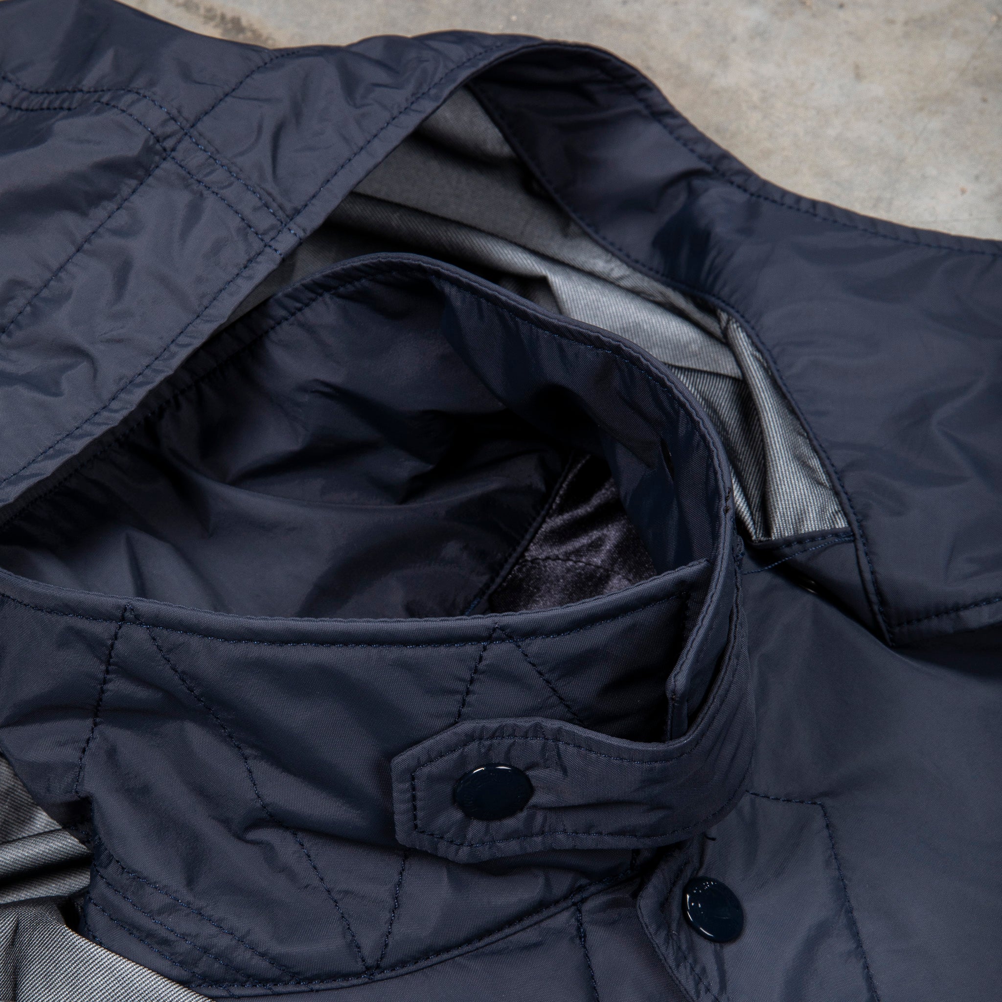 Engineered Garments Wind Breaker 3L Nylon Navy – Frans Boone Store