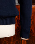 William Lockie x Frans Boone Baby Lambswool 4-Button Mock Neck Marino