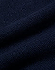 William Lockie x Frans Boone Baby Lambswool 4-Button Mock Neck Marino