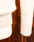 William Lockie x Frans Boone Baby Lambswool 4-Button Mock Neck Sabbia