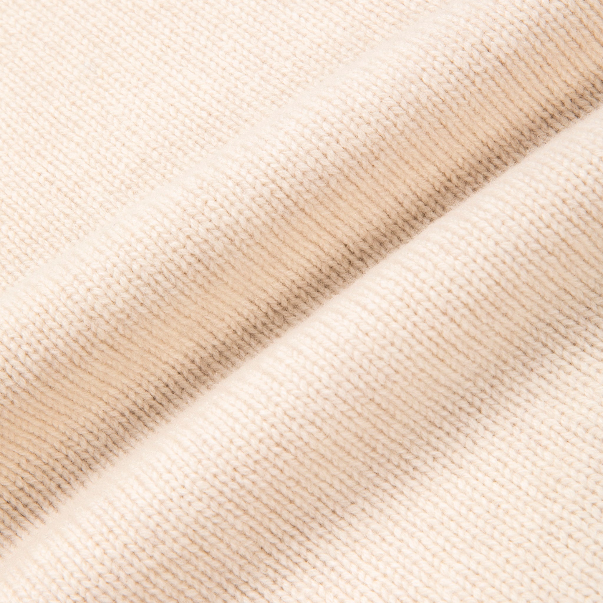 William Lockie x Frans Boone Baby Lambswool 4-Button Mock Neck Sabbia