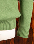 William Lockie x Frans Boone Baby Lambswool 4-Button Mock Neck Siepe