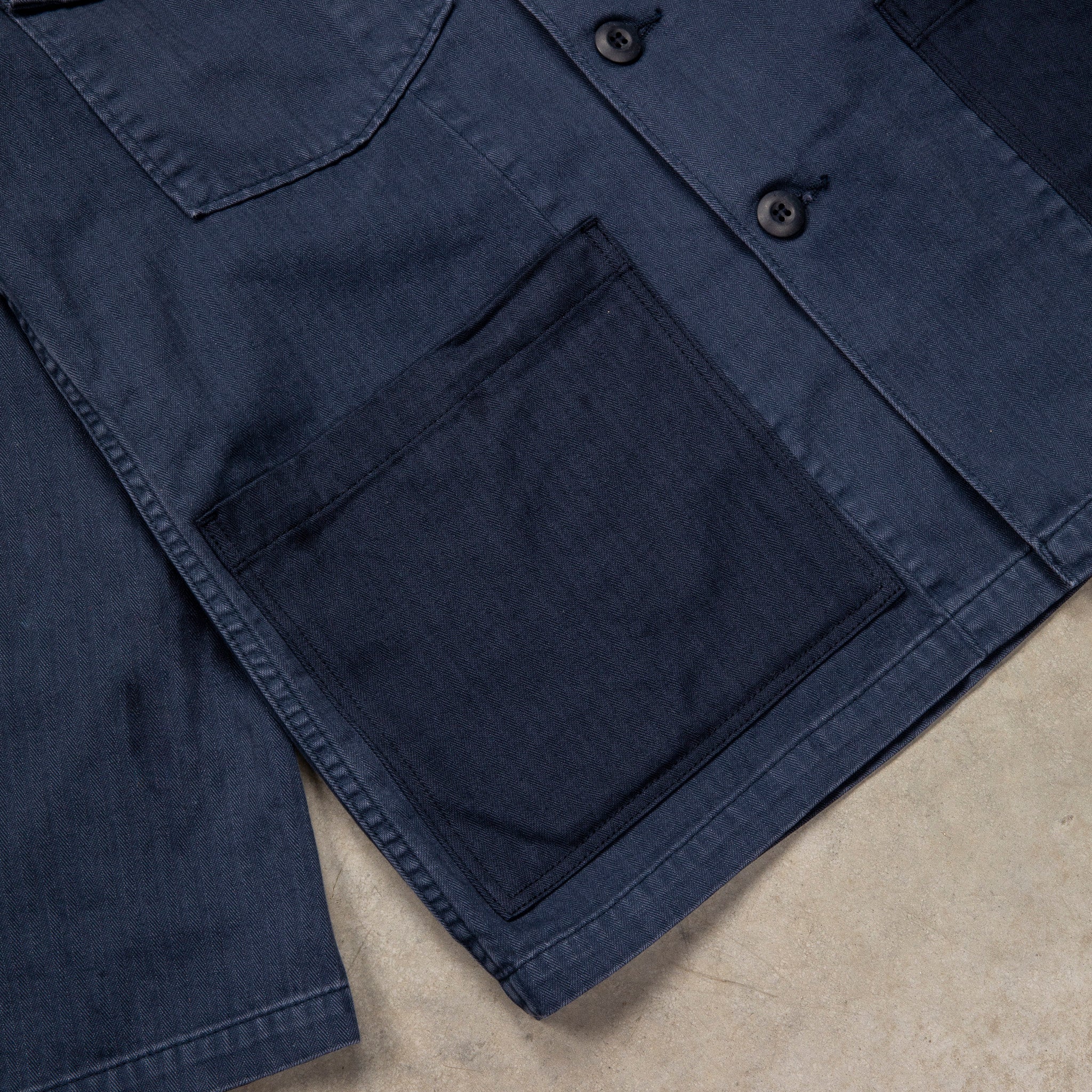 Orslow 4 Pockets U.S Army Shirt Jacket Navy