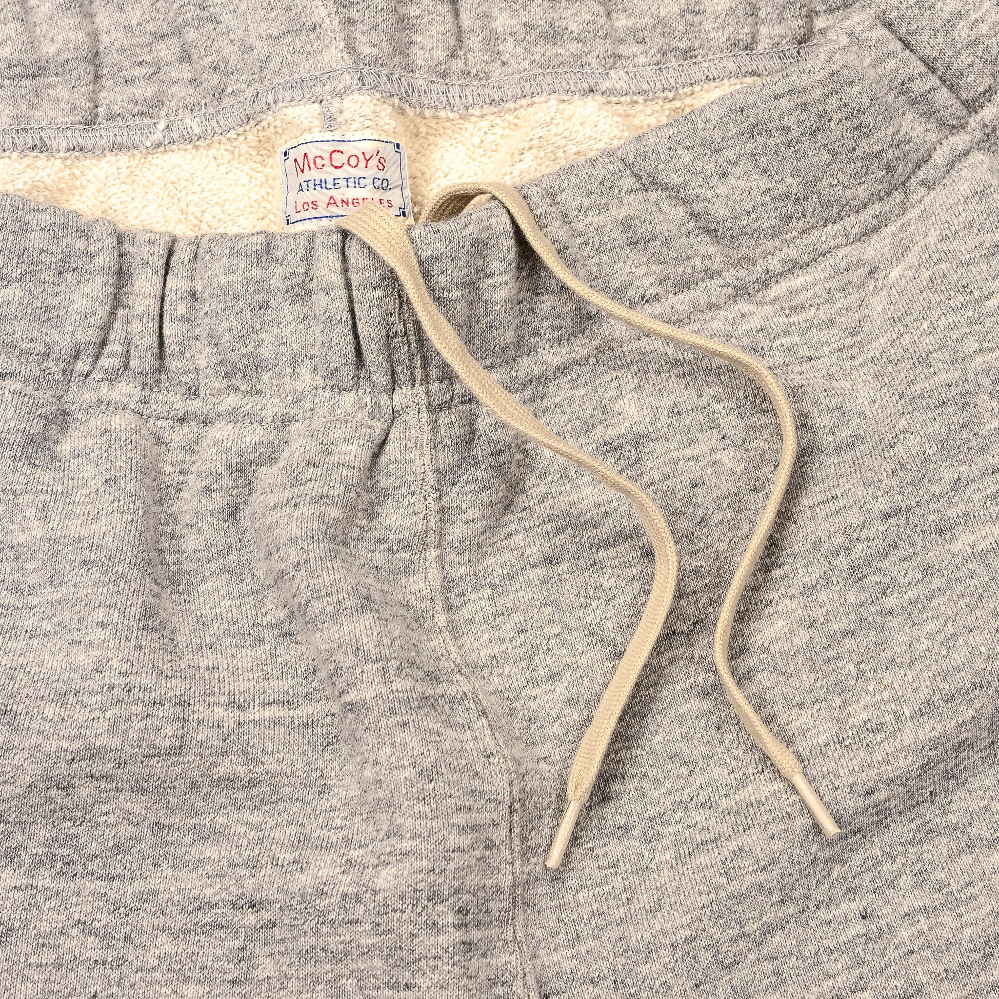 The Real McCoy's 9 OZ. Loopwheel Sweat Shorts Gray