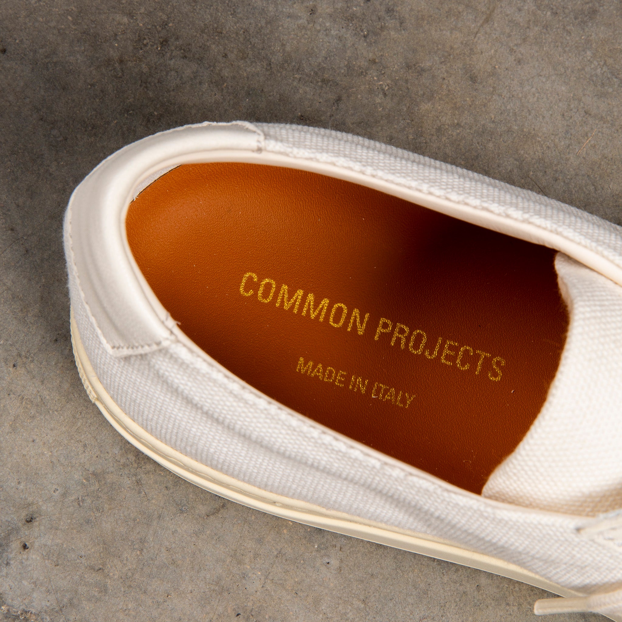 スニーカー Common Projects ACHILLES IN CANVAS (55765) Common Projects Achilles in Canvas Off White – Frans Boone Store