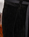 Cohérence Alain 10-Wale Corduroy Trousers Black
