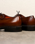Alden X Frans Boone Plain Toe Blucher Dark Brown Calf Leather