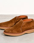 Alden x Frans Boone Slip-on Chukka Snuff Suede on Goodyear