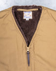 The Real McCoy's USN Alpaca Vest Khaki