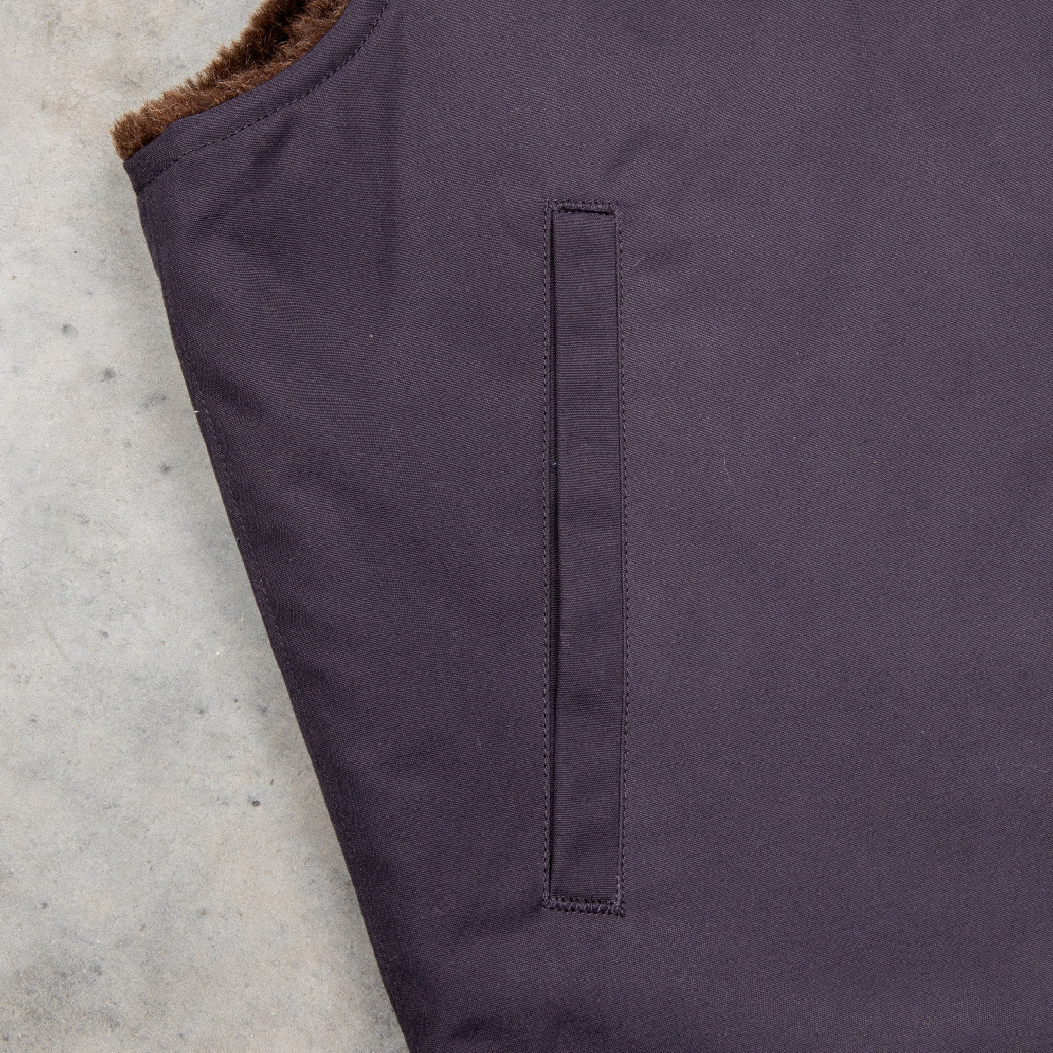 The Real McCoy&#39;s USN Alpaca Vest Navy