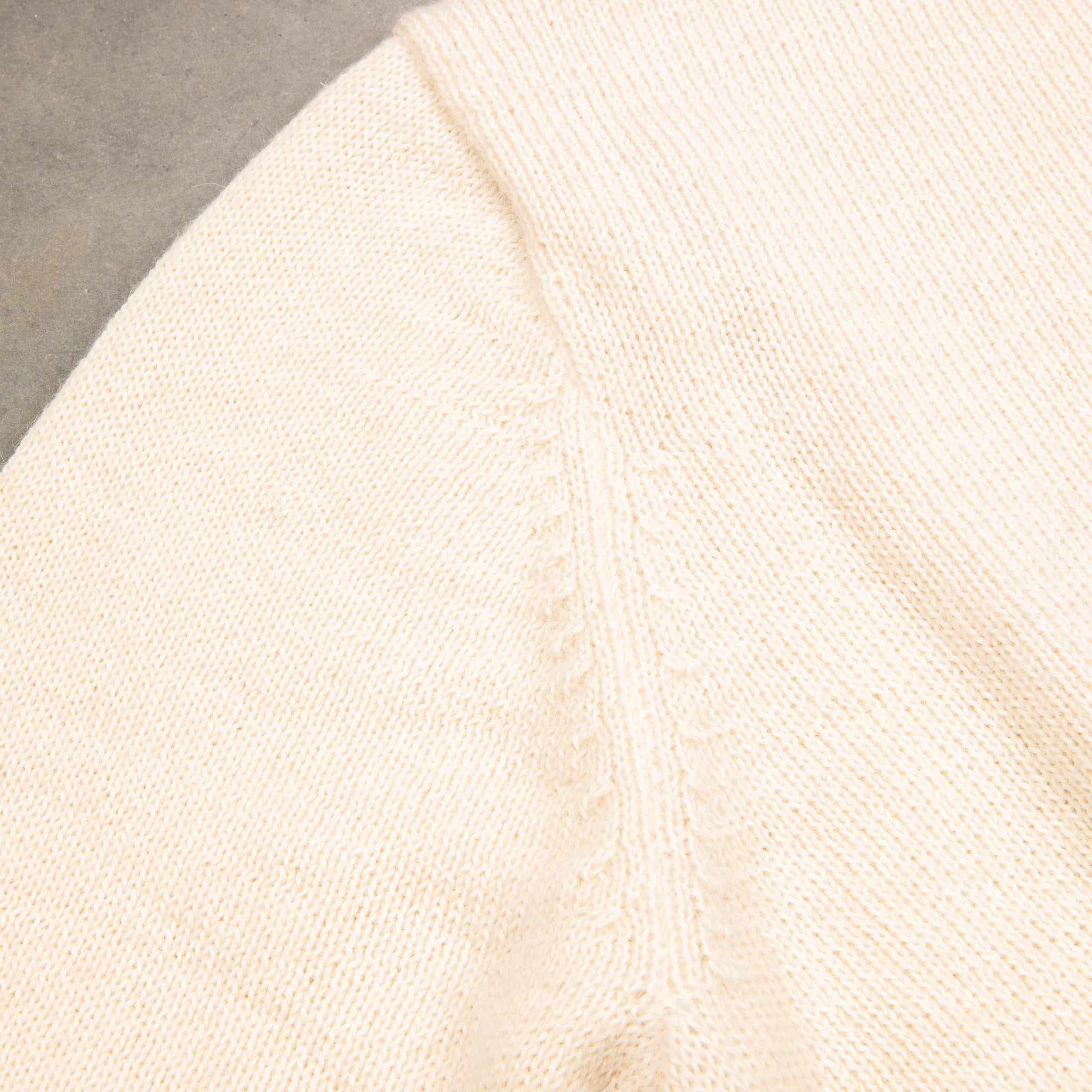 The Elder Statesman Alpaca Lightweight Call her crew White